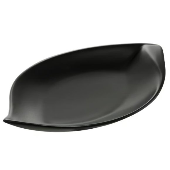 AMBITION SALSA Półmisek łódka 31,5 x 18,5 cm / czarna porcelana