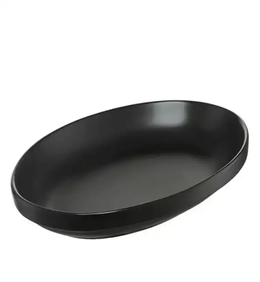 AMBITION SALSA Półmisek owal 26,5 x 17,5 cm / czarna porcelana