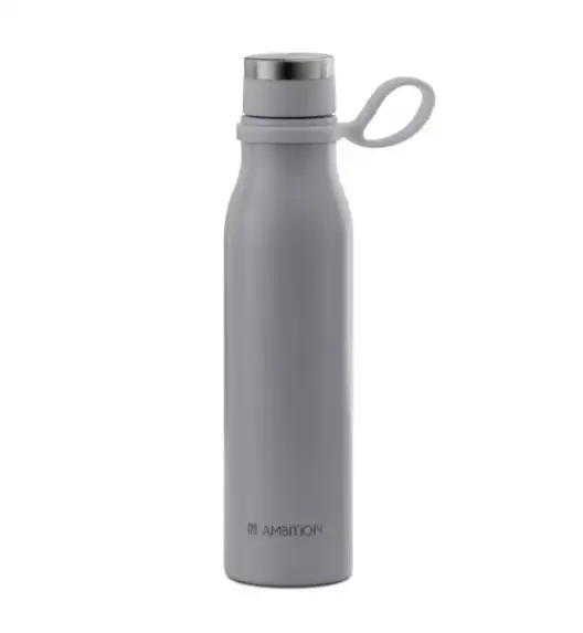 AMBITION SILKY Butelka termiczna ze stali nierdzewnej 480 ml / szara