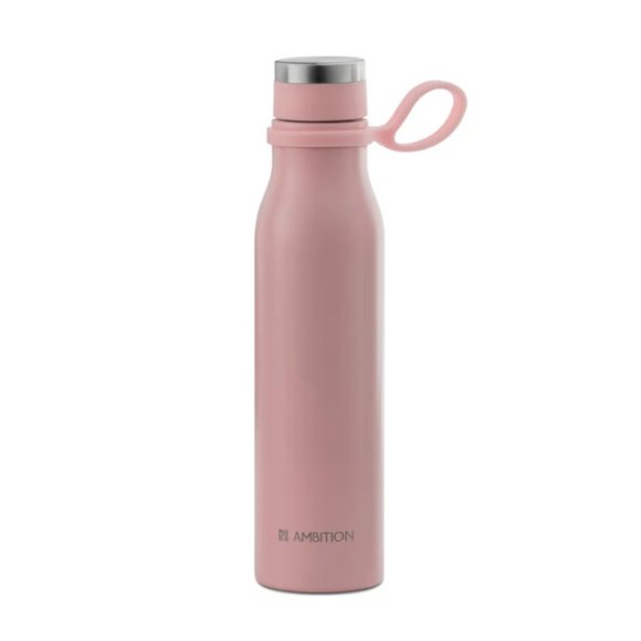 AMBITION SILKY Butelka termiczna ze stali nierdzewnej 480 ml / różowa