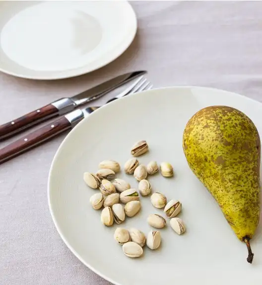 LUBIANA ETO MODERN KE00 Serwis obiadowy kremowy 36 el / 12 osób / porcelana ręcznie malowana