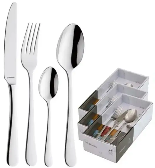 AMEFA AUSTIN Sztućce UE Komplet 72 el dla 18 osób / połysk / pudełko / wieczysta gwarancja