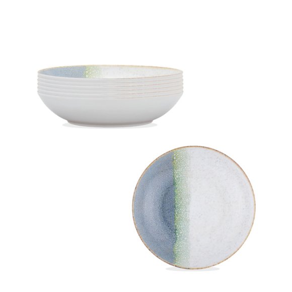 LUBIANA ROMA KERAJET | 088 KJ TEXTURAS | 6x Talerz głęboki 22 cm  | 9012