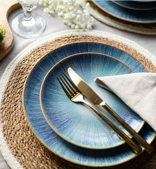 LUBIANA BOSS KERAJET | 070 KJ ESMERALDA | 6x Talerz obiadowy 27 cm  | 9001