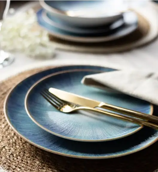 LUBIANA BOSS KERAJET | 070 KJ ESMERALDA | 6x Talerz obiadowy 27 cm  | 9001