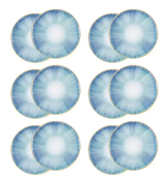 LUBIANA BOSS KERAJET | 070 KJ ESMERALDA | 12x Talerz obiadowy 27 cm  | 9001