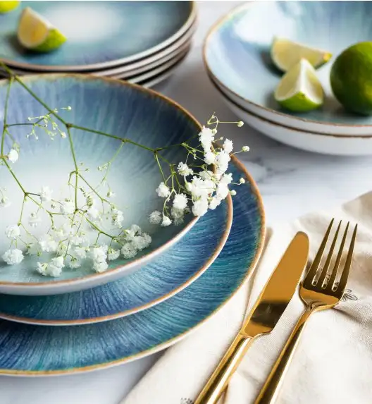 LUBIANA ROMA KERAJET | 070 KJ ESMERALDA | Talerz głęboki 22 cm  | 9001