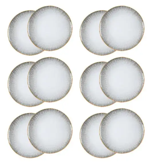 LUBIANA BOSS KERAJET | 074 KJ REACTIVO | 12x Talerz obiadowy 27 cm  | 9000