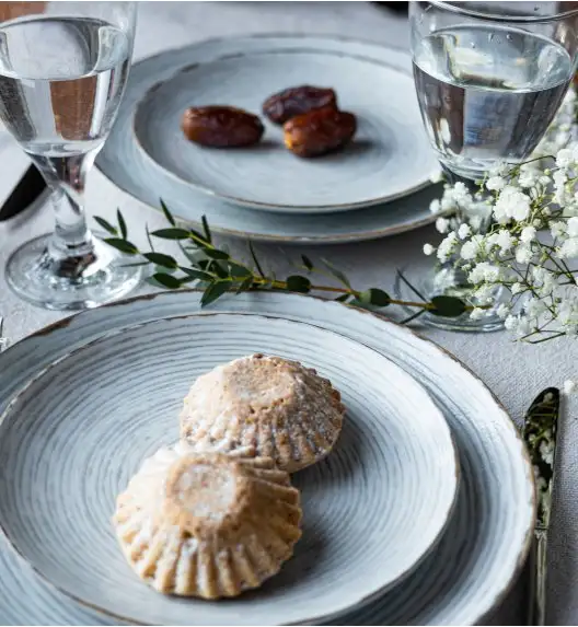 LUBIANA BOSS KERAJET | 101 KJ RAYADO | 6x Talerz deserowy 20,5 cm  | 9015