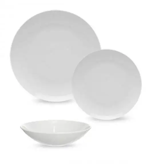 WYPRZEDAŻ! DOMINO Z-N Zestaw 2 talerzy dla 1 osoby / porcelana