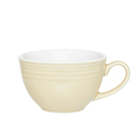 AMBITION LINEA Filiżanka do kawy i herbaty 220 ml / piaskowa / porcelana