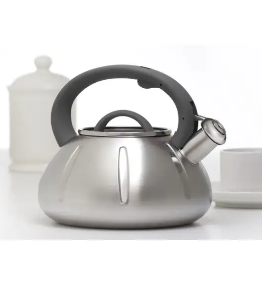 AMBITION MELODY PUMPKIN Czajnik 2,5 l ze szklaną pokrywką / stal nierdzewna