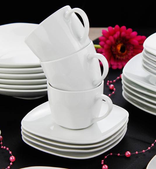 WYPRZEDAŻ! ARZBERG FINO Spodek pod filiżankę 14 cm / 7 el