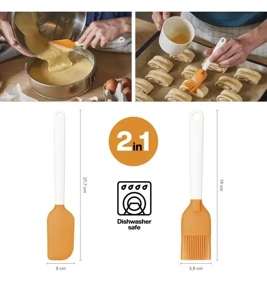 FISKARS FUNCTIONAL FORM 1023616 Zestaw do pieczenia (pędzelek + szpatułka)