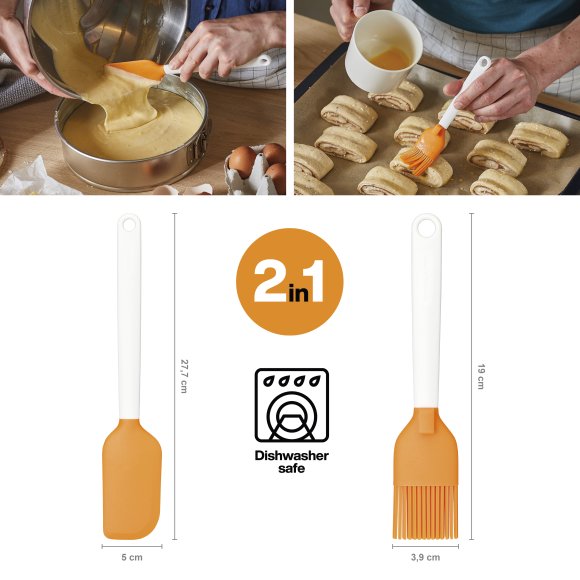 FISKARS FUNCTIONAL FORM 1023616 Zestaw do pieczenia (pędzelek + szpatułka)