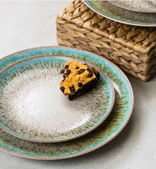 LUBIANA BOSS KERAJET | 097 KJ OXIDO TURQUES | 6x Talerz obiadowy 27 cm  | 9017