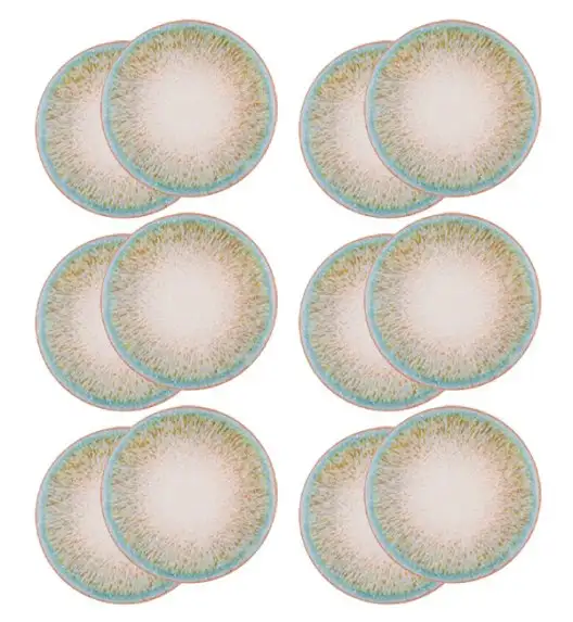 LUBIANA BOSS KERAJET | 097 KJ OXIDO TURQUES | 12x Talerz obiadowy 27 cm  | 9017