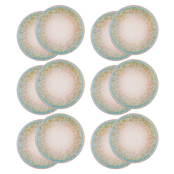 LUBIANA BOSS KERAJET | 097 KJ OXIDO TURQUES | 12x Talerz obiadowy 27 cm  | 9017