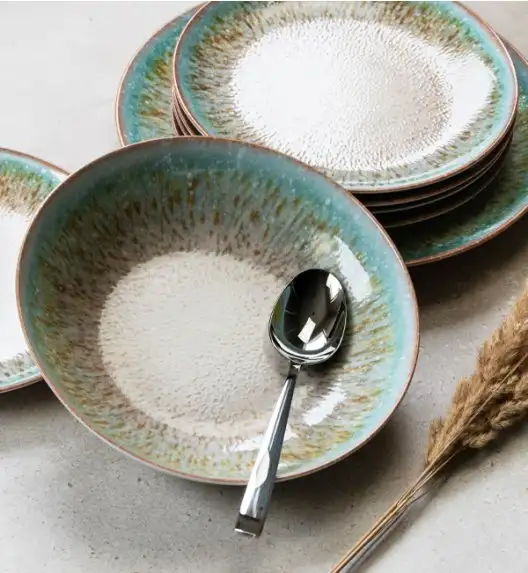 LUBIANA BOSS KERAJET | 097 KJ OXIDO TURQUES | Talerz głęboki 22 cm  | 9017