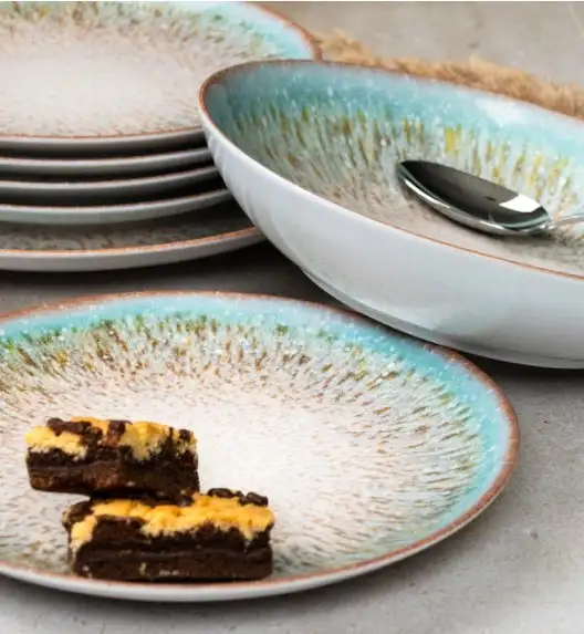 LUBIANA BOSS KERAJET | 097 KJ OXIDO TURQUES | Talerz głęboki 22 cm  | 9017