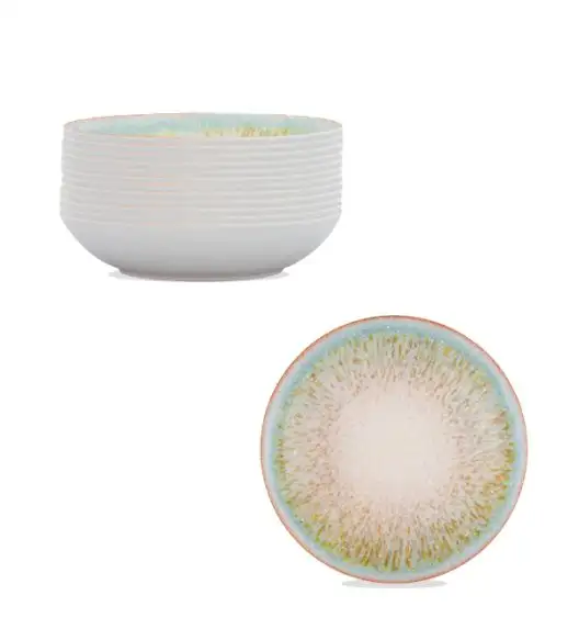 LUBIANA BOSS KERAJET | 097 KJ OXIDO TURQUES | 12x Talerz głęboki 22 cm  | 9017