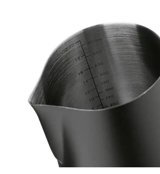 KÖNIGHOFFER BARISTA Dzbanek do spieniania mleka / mlecznik 600 ml / czarny