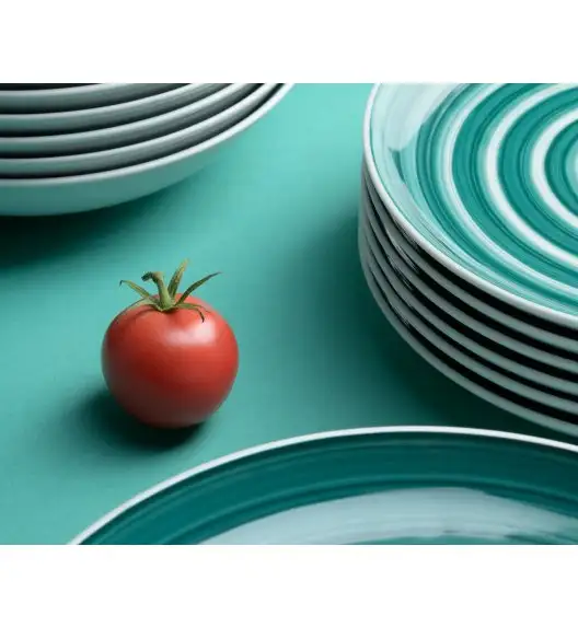 WYPRZEDAŻ! CHODZIEŻ CITY CT32 SZAŁWIA Serwis obiadowy 18 el / 6 osób / porcelana