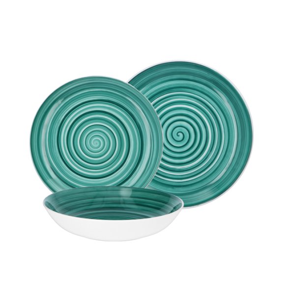 WYPRZEDAŻ! CHODZIEŻ CITY CT32 SZAŁWIA Serwis obiadowy 18 el / 6 osób / porcelana