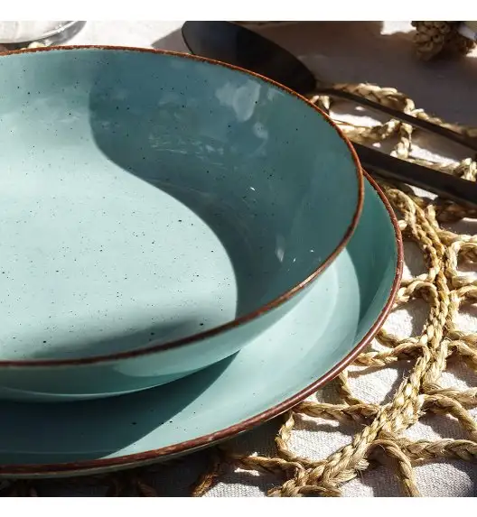 CHODZIEŻ CITY CT05 ŻYWIOŁY Serwis obiadowy 18 el / 6 osób / SPOKÓJ OCEANU / porcelana