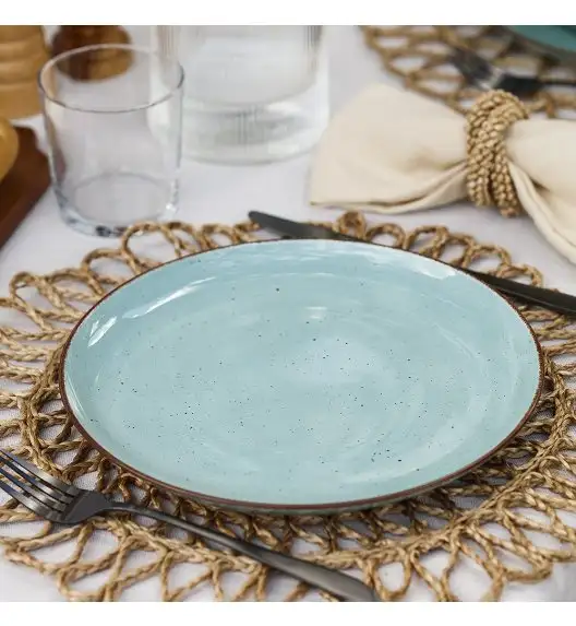 CHODZIEŻ CITY CT05 ŻYWIOŁY Serwis obiadowy 18 el / 6 osób / SPOKÓJ OCEANU / porcelana