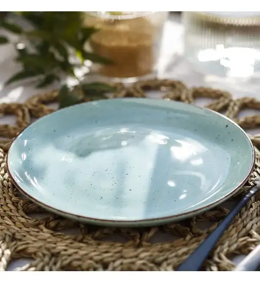 CHODZIEŻ CITY CT05 ŻYWIOŁY Serwis obiadowy 18 el / 6 osób / SPOKÓJ OCEANU / porcelana