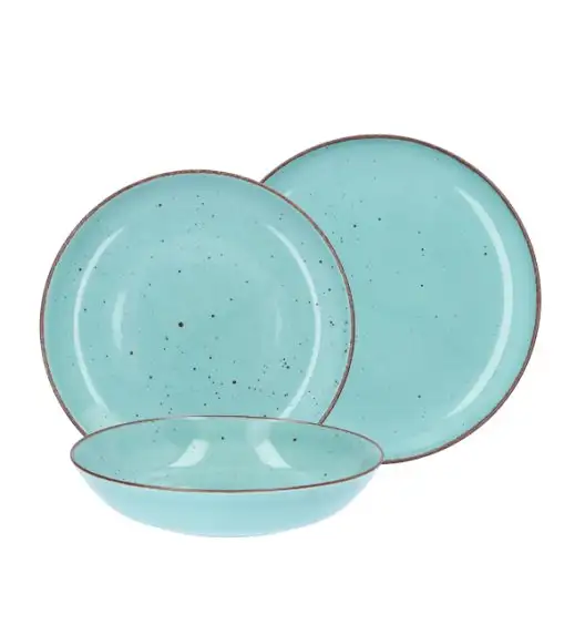 CHODZIEŻ CITY CT05 ŻYWIOŁY Serwis obiadowy 18 el / 6 osób / SPOKÓJ OCEANU / porcelana