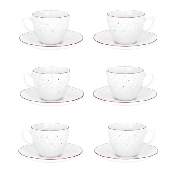 CHODZIEŻ CITY CT00 ŻYWIOŁY Serwis kawowy 12 el / 6 osób / CHŁODNY POWIEW / porcelana