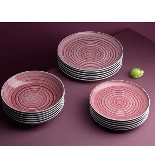 CHODZIEŻ CITY CT34 SZAFRAN Serwis obiadowy 18 el / 6 osób / porcelana