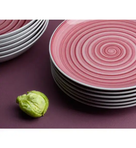 CHODZIEŻ CITY CT34 SZAFRAN Serwis obiadowy 18 el / 6 osób / porcelana