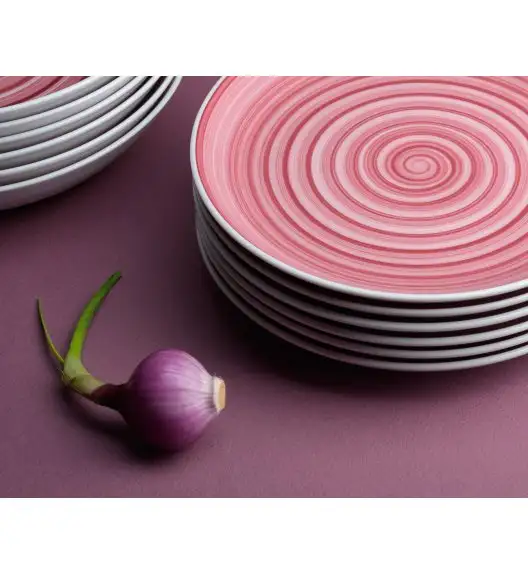 CHODZIEŻ CITY CT34 SZAFRAN Serwis obiadowy 18 el / 6 osób / porcelana