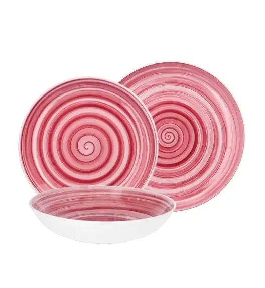 CHODZIEŻ CITY CT34 SZAFRAN Serwis obiadowy 18 el / 6 osób / porcelana