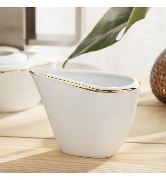 CHODZIEŻ CITY B326 ZŁOTE Serwis kawowy 39 el / 12 osób / porcelana