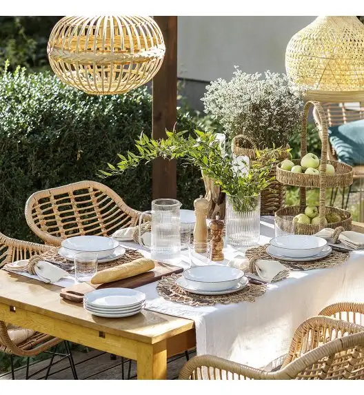 CHODZIEŻ CITY CT00 ŻYWIOŁY Serwis obiadowo-kawowy 60 el / 12 osób / CHŁODNY POWIEW / porcelana