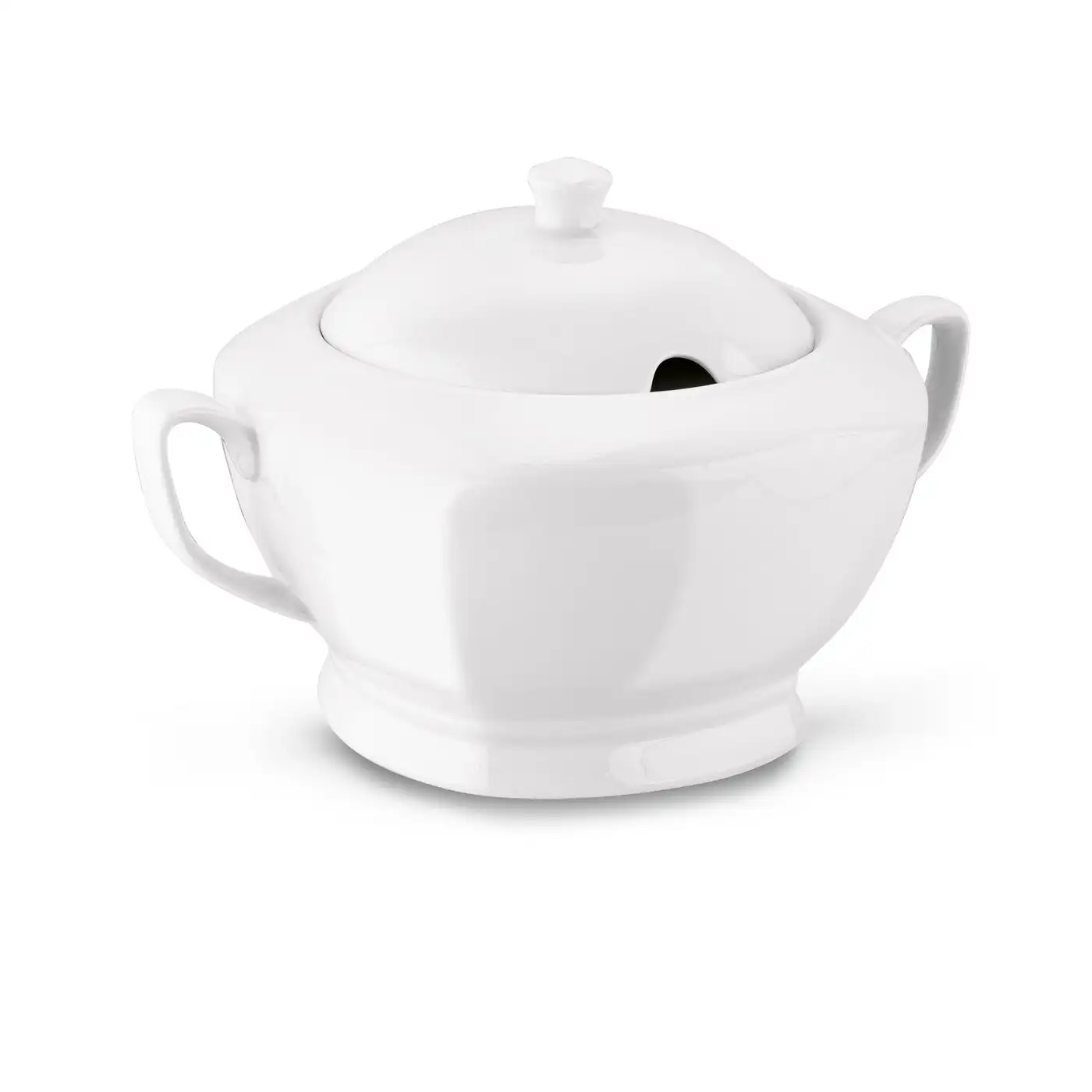 Tadar Waza porcelanowa do zupy 2,5 l / biała