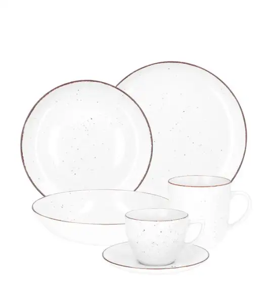 CHODZIEŻ CITY CT00 ŻYWIOŁY Serwis obiadowo-kawowy 36 el / 6 osób / CHŁODNY POWIEW / porcelana