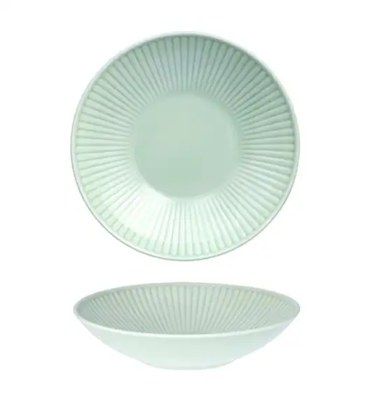 CHODZIEŻ DALIA GL07 FANTAZJA Talerz głęboki 21,5 cm / pistacjowy / porcelana
