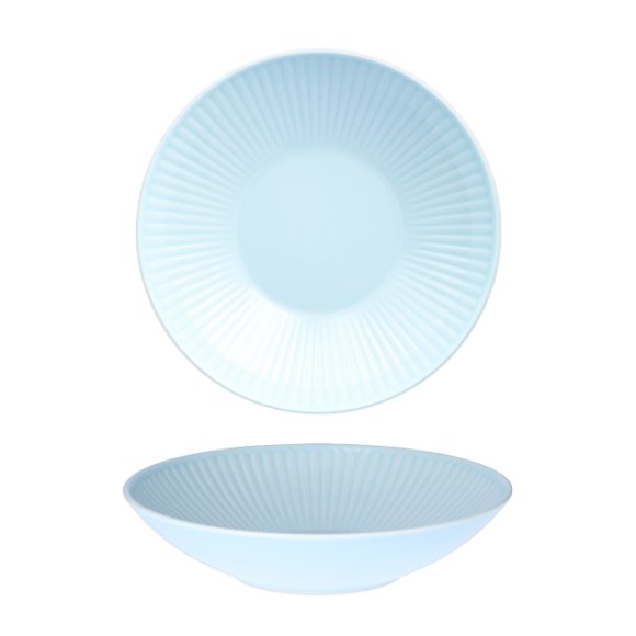 CHODZIEŻ DALIA GL02 POEZJA Talerz głęboki 21,5 cm / błękitny / porcelana