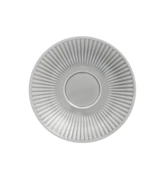 CHODZIEŻ DALIA GL06 GRACJA Spodek pod filiżankę 15 cm / szary / porcelana