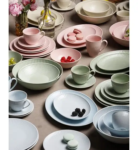 CHODZIEŻ DALIA GL02 POEZJA Spodek pod filiżankę 15 cm / błękitny / porcelana