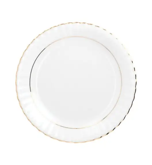 CHODZIEŻ IWONA B014 ZŁOTA LINIA Zestaw obiadowy 18 el / 6 osób / porcelana
