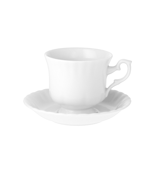 CHODZIEŻ IWONA C000 BIAŁA Zestaw kawowy 12 el / 6 osób / porcelana