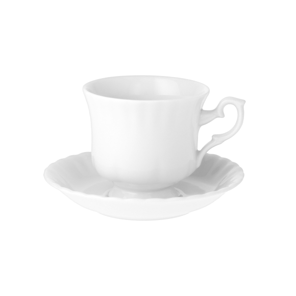 CHODZIEŻ IWONA C000 BIAŁA Zestaw kawowy 12 el / 6 osób / porcelana