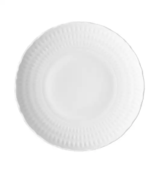 ĆMIELÓW SOFIA 0001 BIAŁA Zestaw obiadowy 18 el / 6 osób / porcelana