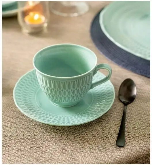 ĆMIELÓW SOFIA LB05 LAZUROWA Spodek pod filiżankę 15,7 cm / porcelana